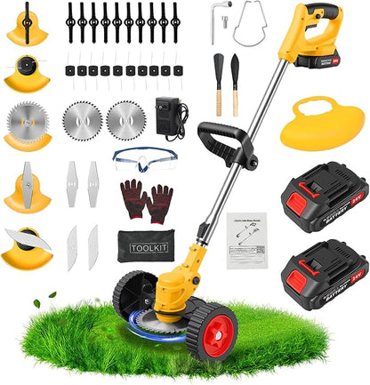 3 In 1 Cordless Grass Trimmer, Weed Eater and Edger