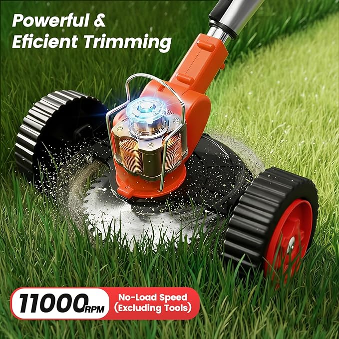 3 In 1 Cordless Grass Trimmer, Weed Eater and Edger