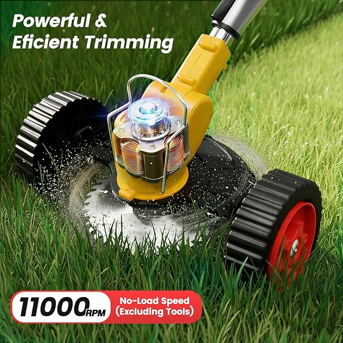 3 In 1 Cordless Grass Trimmer, Weed Eater and Edger